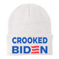 Crooked Joe Biden Trump Quote Called Joe Biden Crooked Knit Cap Winter Beanie