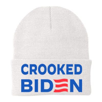 Crooked Joe Biden Trump Quote Called Joe Biden Crooked Knit Cap Winter Beanie