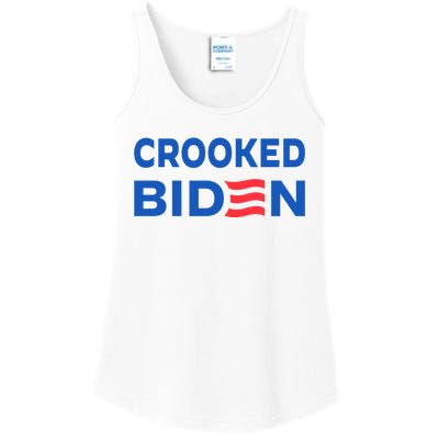 Crooked Joe Biden Trump Quote Called Joe Biden Crooked Ladies Essential Tank