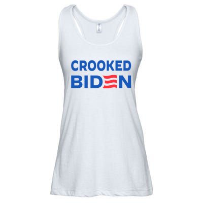 Crooked Joe Biden Trump Quote Called Joe Biden Crooked Ladies Essential Flowy Tank