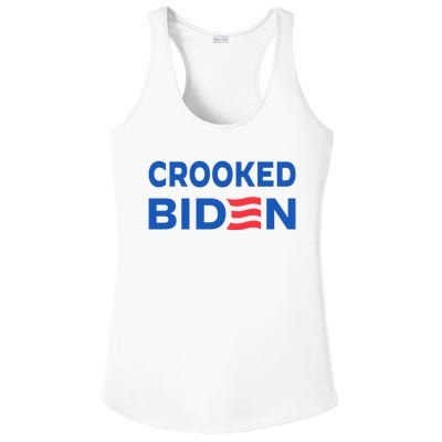 Crooked Joe Biden Trump Quote Called Joe Biden Crooked Ladies PosiCharge Competitor Racerback Tank