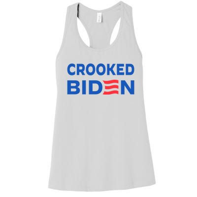 Crooked Joe Biden Trump Quote Called Joe Biden Crooked Women's Racerback Tank