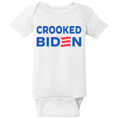 Crooked Joe Biden Trump Quote Called Joe Biden Crooked Baby Bodysuit