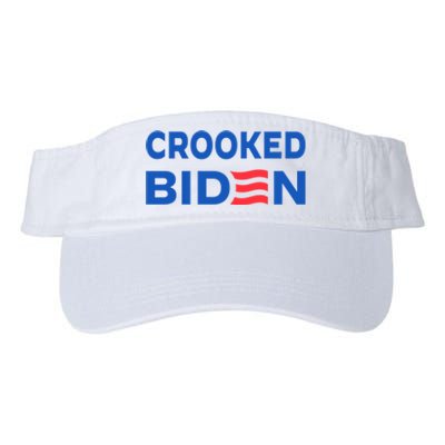 Crooked Joe Biden Trump Quote Called Joe Biden Crooked Valucap Bio-Washed Visor