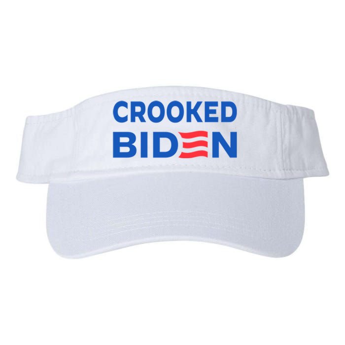 Crooked Joe Biden Trump Quote Called Joe Biden Crooked Valucap Bio-Washed Visor