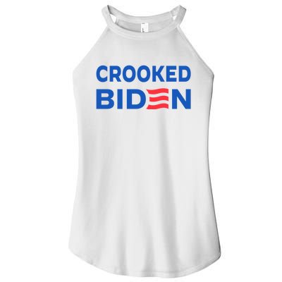 Crooked Joe Biden Trump Quote Called Joe Biden Crooked Women's Perfect Tri Rocker Tank