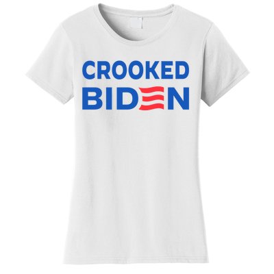 Crooked Joe Biden Trump Quote Called Joe Biden Crooked Women's T-Shirt