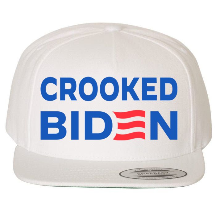 Crooked Joe Biden Trump Quote Called Joe Biden Crooked Wool Snapback Cap