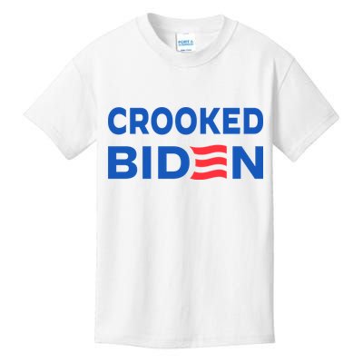 Crooked Joe Biden Trump Quote Called Joe Biden Crooked Kids T-Shirt