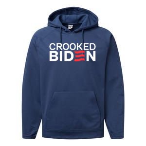 Crooked Joe Biden Pro Trump Political Performance Fleece Hoodie