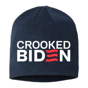 Crooked Joe Biden Pro Trump Political Sustainable Beanie