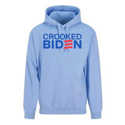 Crooked Joe Biden Pro Trump Political Unisex Surf Hoodie