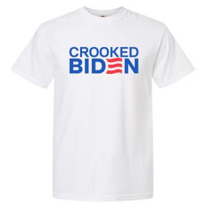 Crooked Joe Biden Pro Trump Political Garment-Dyed Heavyweight T-Shirt