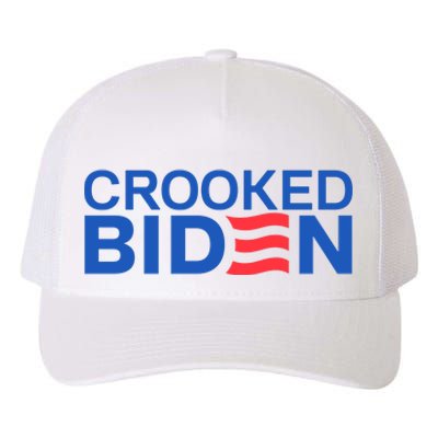 Crooked Joe Biden Pro Trump Political Yupoong Adult 5-Panel Trucker Hat