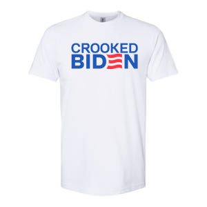 Crooked Joe Biden Pro Trump Political Softstyle CVC T-Shirt