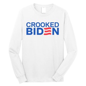 Crooked Joe Biden Pro Trump Political Long Sleeve Shirt