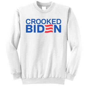 Crooked Joe Biden Pro Trump Political Sweatshirt