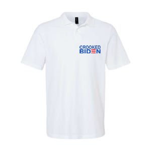 Crooked Joe Biden Pro Trump Political Softstyle Adult Sport Polo