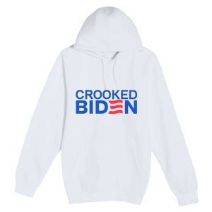 Crooked Joe Biden Pro Trump Political Premium Pullover Hoodie