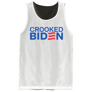 Crooked Joe Biden Pro Trump Political Mesh Reversible Basketball Jersey Tank