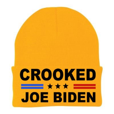 Crooked Joe Biden Trump Quote Political Knit Cap Winter Beanie