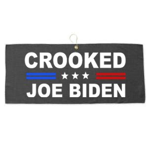 Crooked Joe Biden Trump Quote Political Large Microfiber Waffle Golf Towel