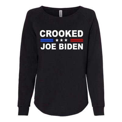 Crooked Joe Biden Trump Quote Political Womens California Wash Sweatshirt