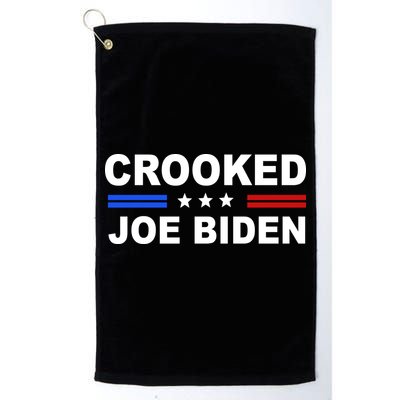 Crooked Joe Biden Trump Quote Political Golf Towel