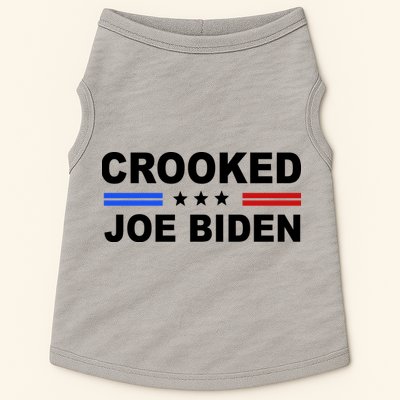 Crooked Joe Biden Trump Quote Political Doggie Tank