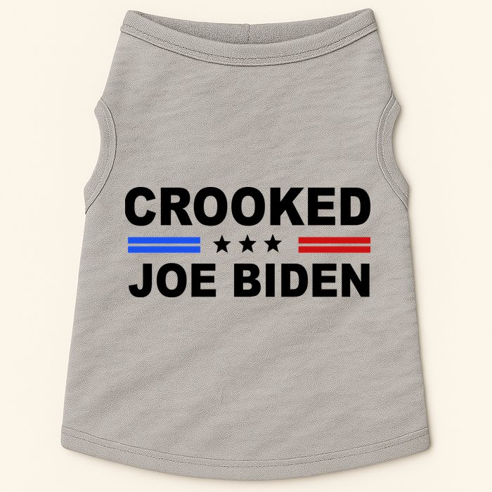 Crooked Joe Biden Trump Quote Political Doggie Tank