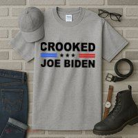 Crooked Joe Biden Trump Quote Political Tall T-Shirt