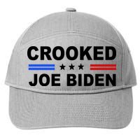 Crooked Joe Biden Trump Quote Political 7-Panel Snapback Hat