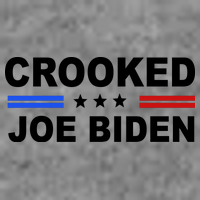 Crooked Joe Biden Trump Quote Political 7-Panel Snapback Hat
