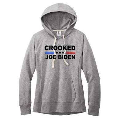 Crooked Joe Biden Trump Quote Political Women's Fleece Hoodie