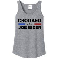 Crooked Joe Biden Trump Quote Political Ladies Essential Tank