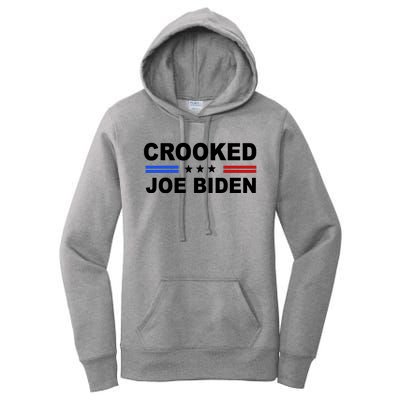 Crooked Joe Biden Trump Quote Political Women's Pullover Hoodie