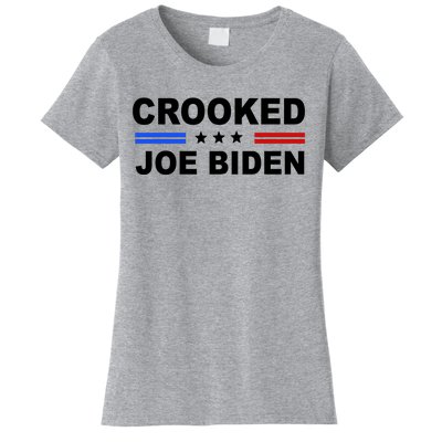 Crooked Joe Biden Trump Quote Political Women's T-Shirt