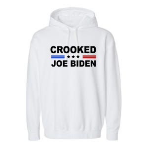 Crooked Joe Biden Trump Quote Political Garment-Dyed Fleece Hoodie