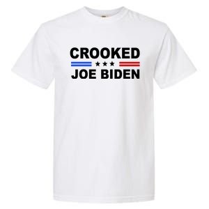 Crooked Joe Biden Trump Quote Political Garment-Dyed Heavyweight T-Shirt