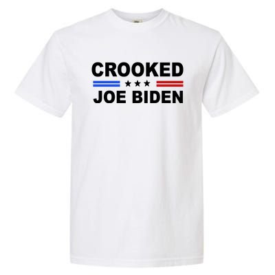 Crooked Joe Biden Trump Quote Political Garment-Dyed Heavyweight T-Shirt