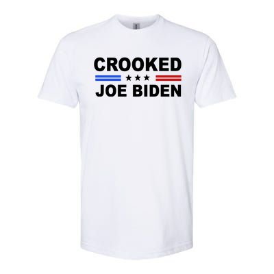 Crooked Joe Biden Trump Quote Political Softstyle CVC T-Shirt