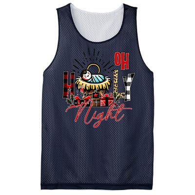 Christmas Jesus Born Holly Night Mesh Reversible Basketball Jersey Tank