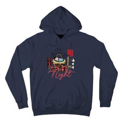 Christmas Jesus Born Holly Night Tall Hoodie