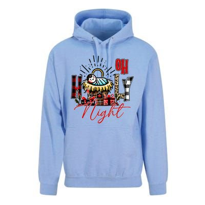 Christmas Jesus Born Holly Night Unisex Surf Hoodie