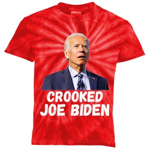 Crooked Joe Biden Trump Quote Called Joe Biden Crooked Kids Tie-Dye T-Shirt