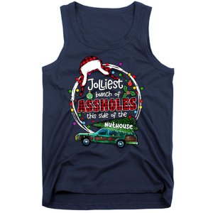 Christmas Jolliest Bunch Of Assholes This Side Of The Nut House Gift Tank Top