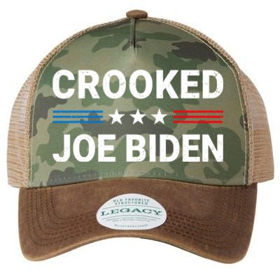 Crooked Joe Biden Trump Quote Called Joe Biden Crooked Legacy Tie Dye Trucker Hat