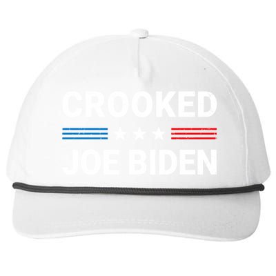 Crooked Joe Biden Trump Quote Called Joe Biden Crooked Snapback Five-Panel Rope Hat