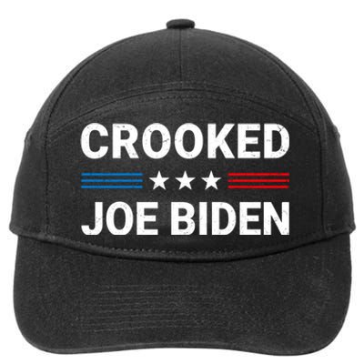 Crooked Joe Biden Trump Quote Called Joe Biden Crooked 7-Panel Snapback Hat