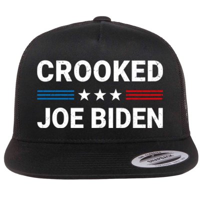 Crooked Joe Biden Trump Quote Called Joe Biden Crooked Flat Bill Trucker Hat